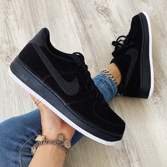 nike air force 1 black womens size 8